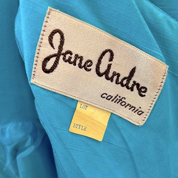 πIncredible Aqua Vintage MadMen Sheath Wiggle Dressπ - Picture 3 of 11